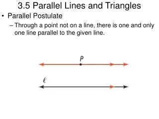 3 5 parallel lines and triangles