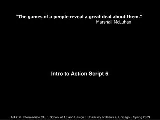 Intro to Action Script 6