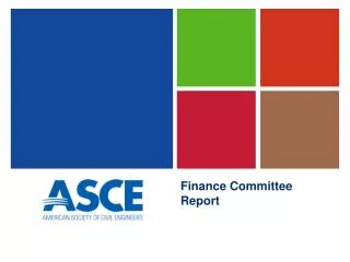 Finance Committee Report