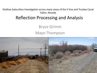 Reflection Processing and Analysis