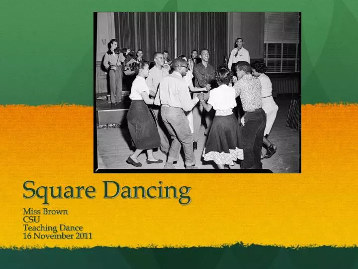 square dancing