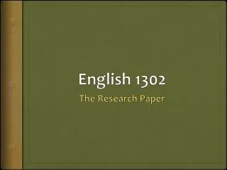 English 1302