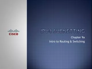 Ipv4 subnetting