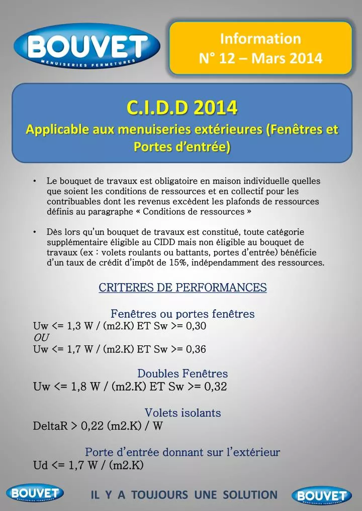 c i d d 2014 applicable aux menuiseries ext rieures fen tres et portes d entr e