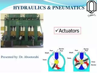 HYDRAULICS &amp; PNEUMATICS