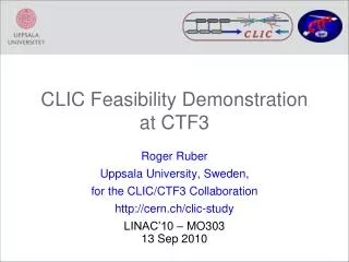 CLIC Feasibility Demonstration at CTF3