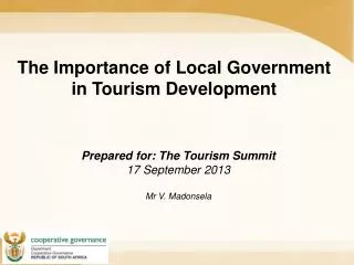The Importance of Local Government in Tourism Development