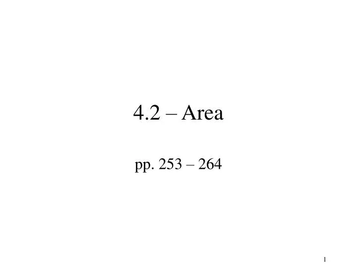 4 2 area