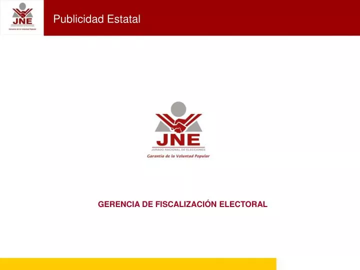 gerencia de fiscalizaci n electoral