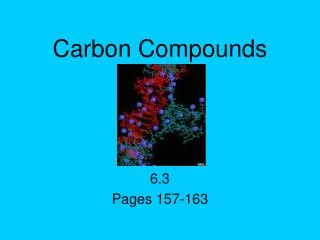 Carbon Compounds