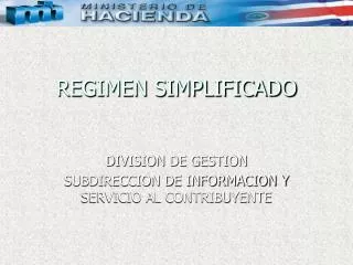 regimen simplificado