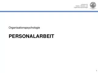 personalarbeit