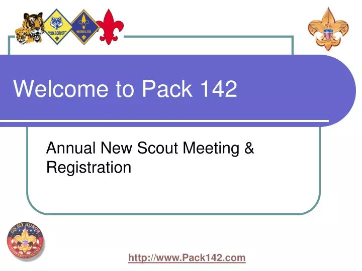 welcome to pack 142