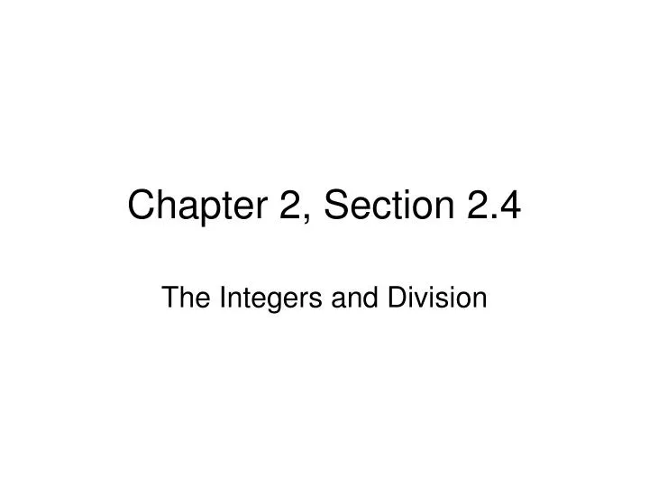 chapter 2 section 2 4