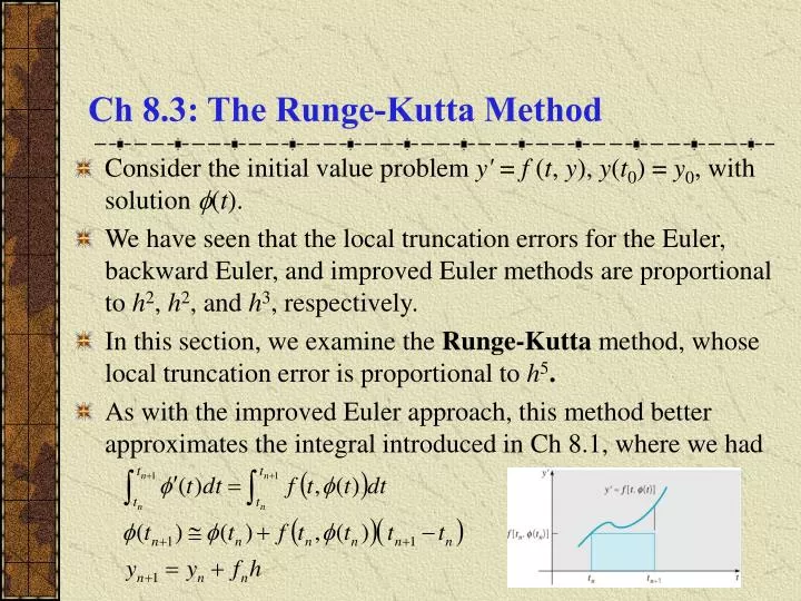 ch 8 3 the runge kutta method