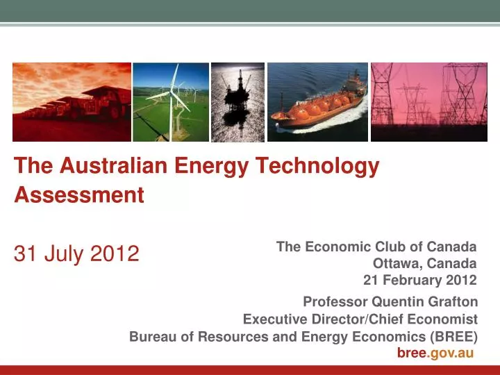 the australian energy technology assessment 31 july 2012