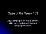 Case of the Week 103 - slide 1