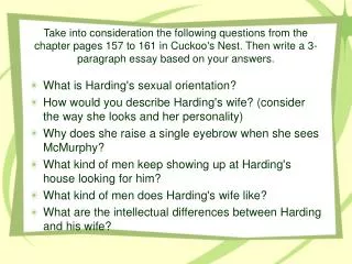 What is Harding's sexual orientation?