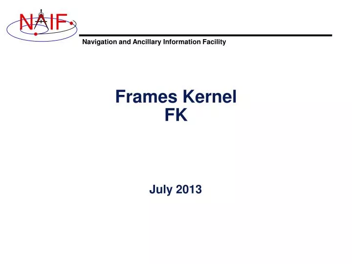 frames kernel fk