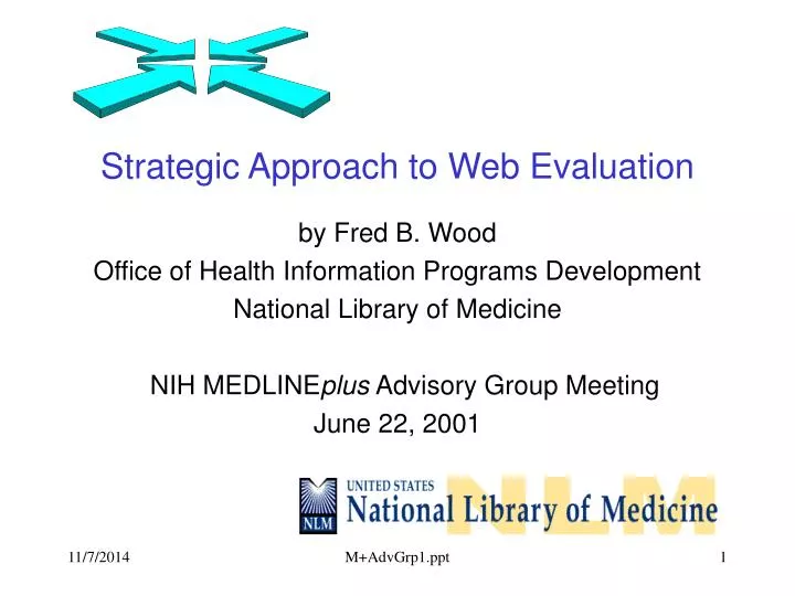 strategic approach to web evaluation