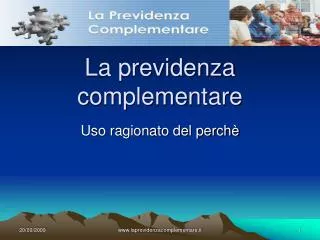 la previdenza complementare