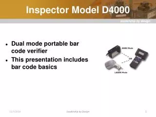 Inspector Model D4000