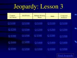 jeopardy lesson 3