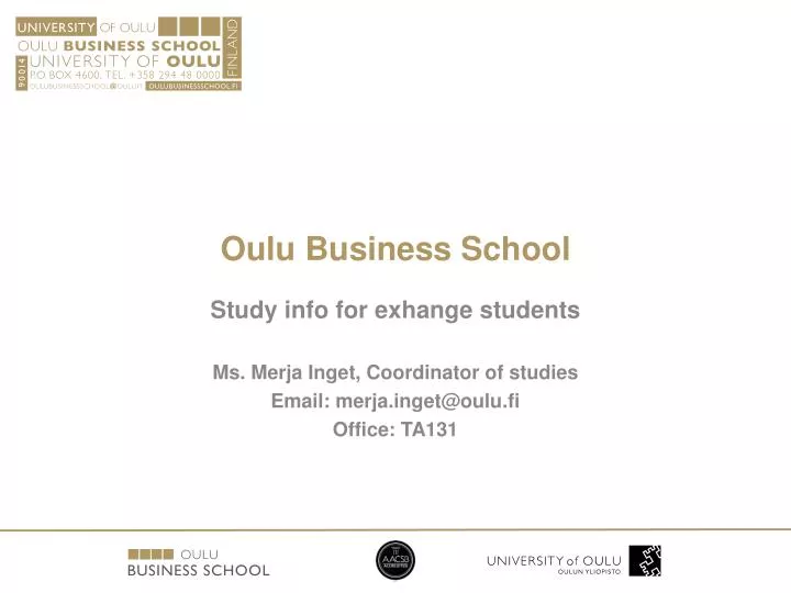 oulu business school