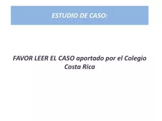 estudio de caso