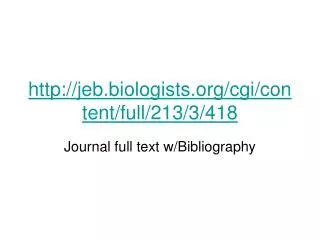 jeb.biologists/cgi/content/full/213/3/418