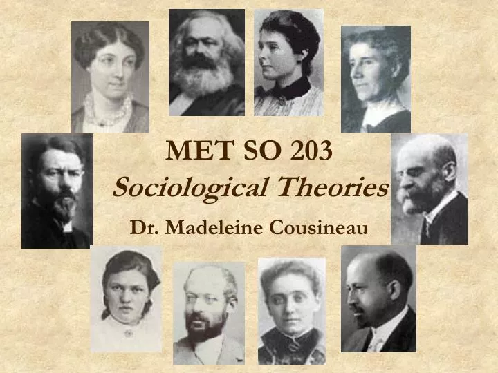 met so 203 sociological theories