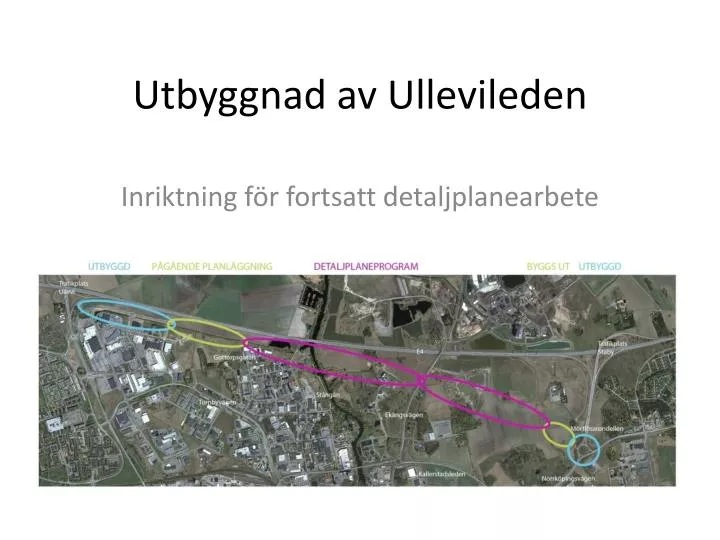 utbyggnad av ullevileden