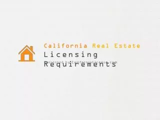 California Real Estate