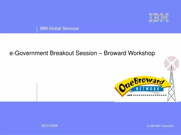 e government breakout session broward workshop