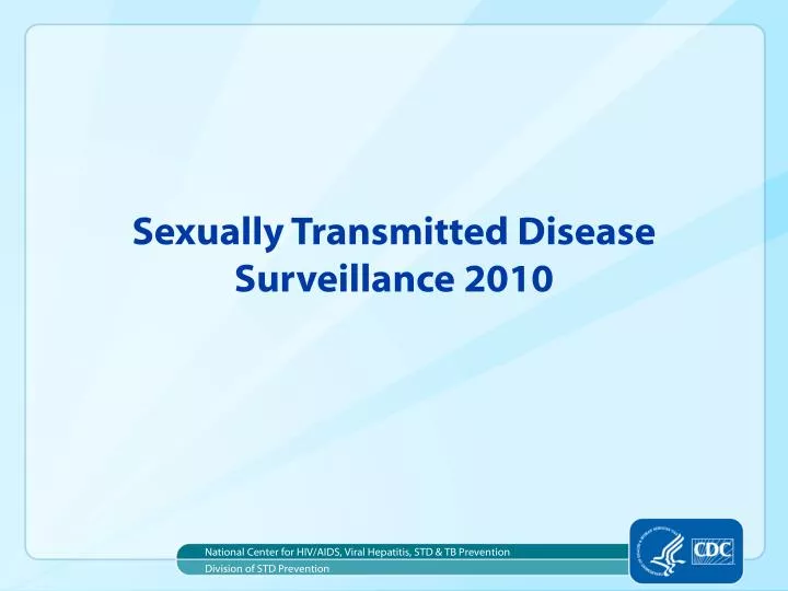 sexually transmitted disease surveillance 2010