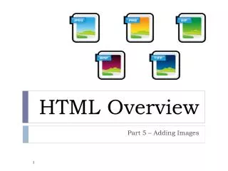 HTML Overview