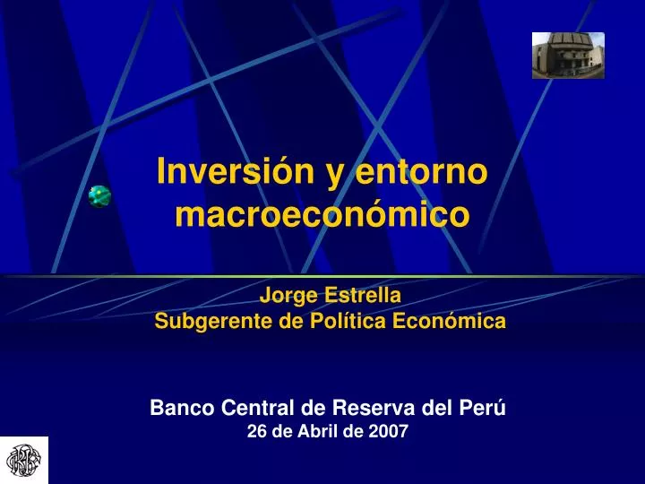 inversi n y entorno macroecon mico