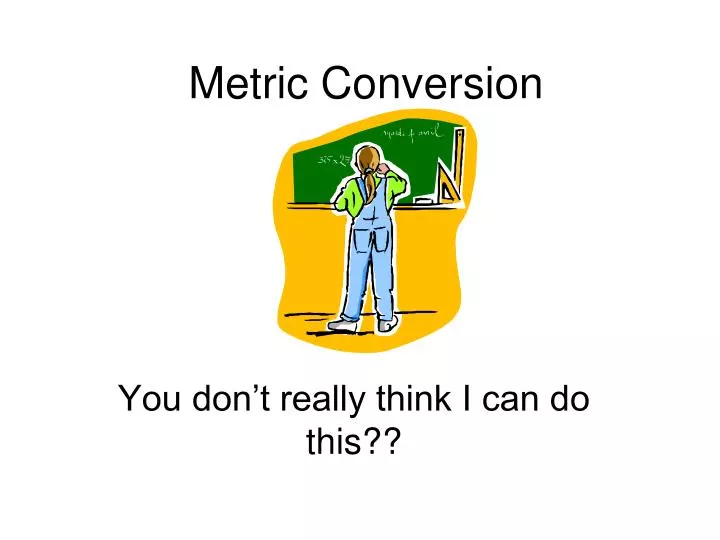 metric conversion