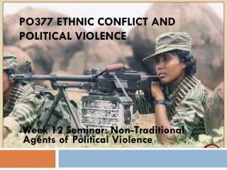 po377 ethnic conflict and political violence