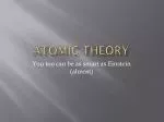The Evolution of Atomic Theory: From Greeks to Quantum Mechanics - slide 1