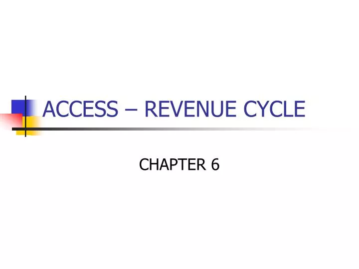 access revenue cycle