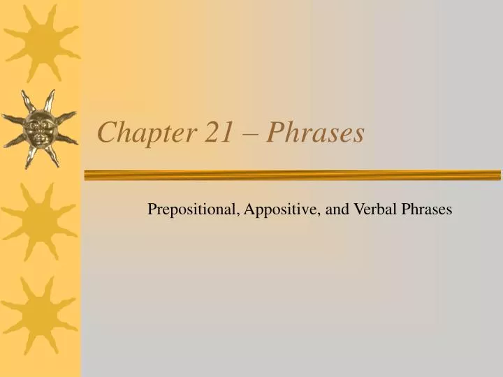 chapter 21 phrases