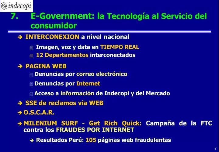7 e government l a tecnolog a al servicio del consumidor
