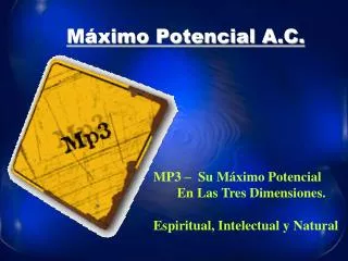 m ximo potencial a c