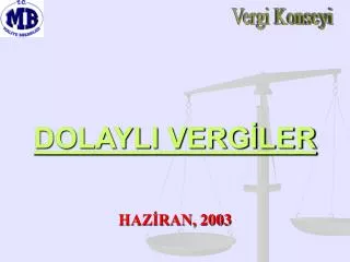 dolayli verg ler