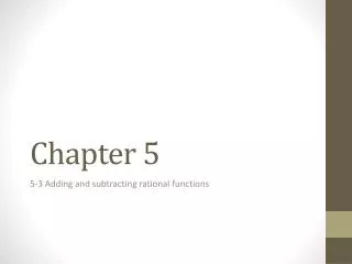chapter 5