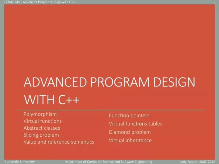 advanced program design with c