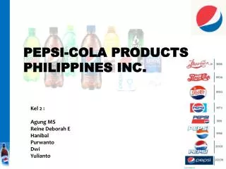 PEPSI-COLA PRODUCTS PHILIPPINES INC.