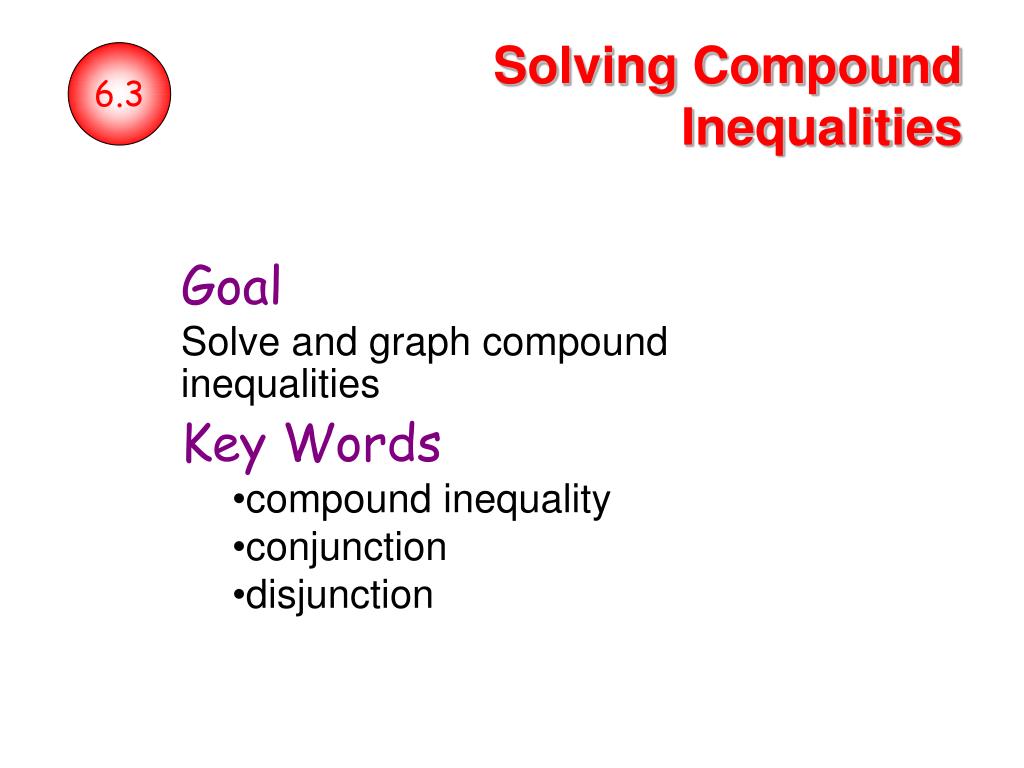 PPT - Solving Compound Inequalities PowerPoint Presentation, free ...
