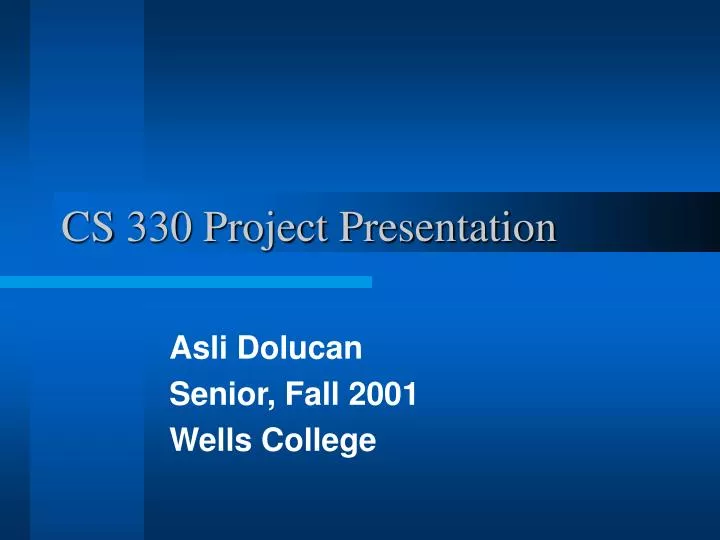 cs 330 project presentation